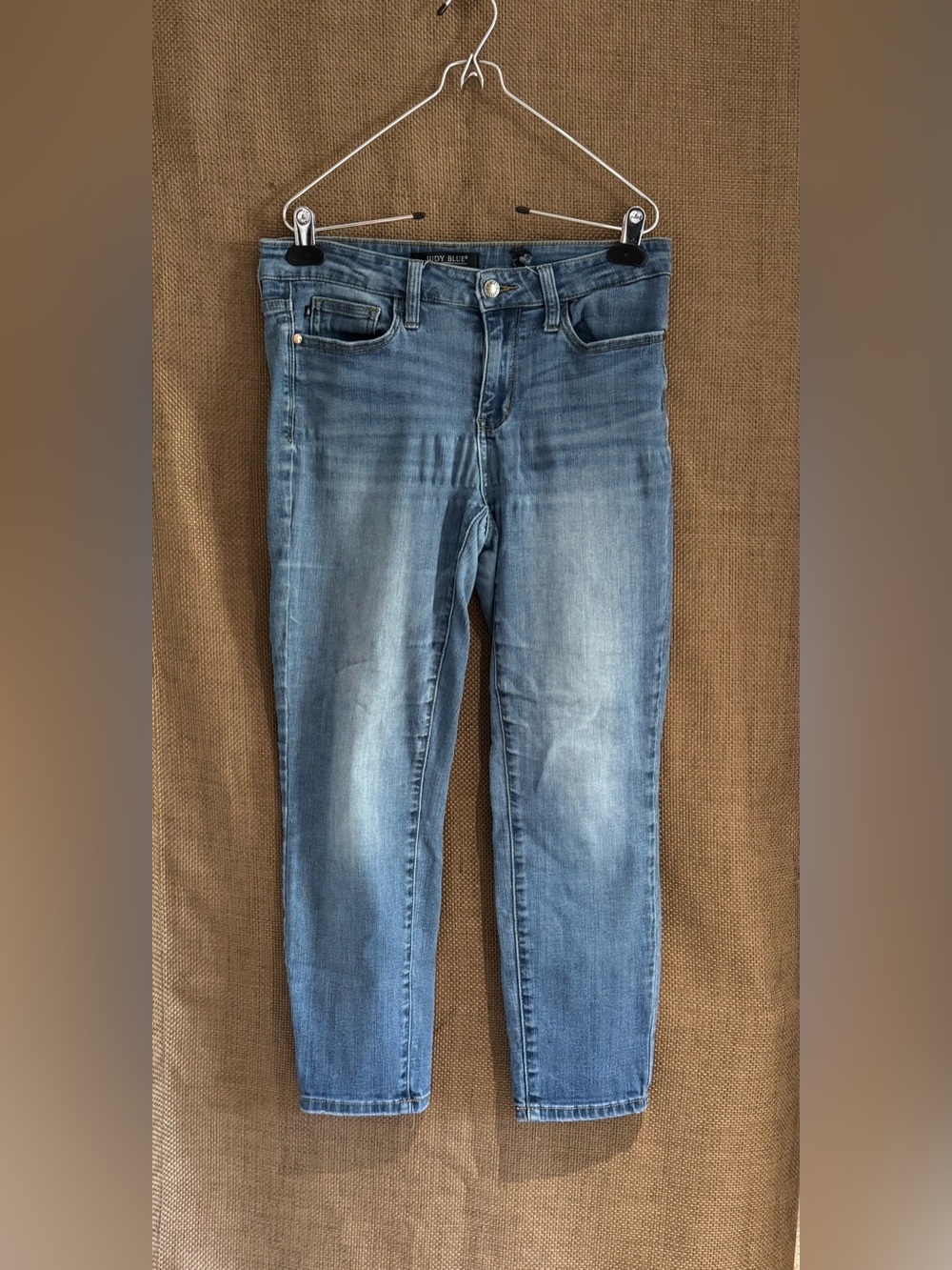 Judy Blue Medium Blue Relax Fit Skinny Jeans